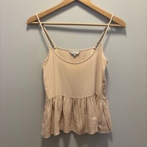 Aritzia Talula rayon tank top with adjustable straps